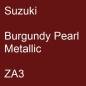 Preview: Suzuki, Burgundy Pearl Metallic, ZA3.